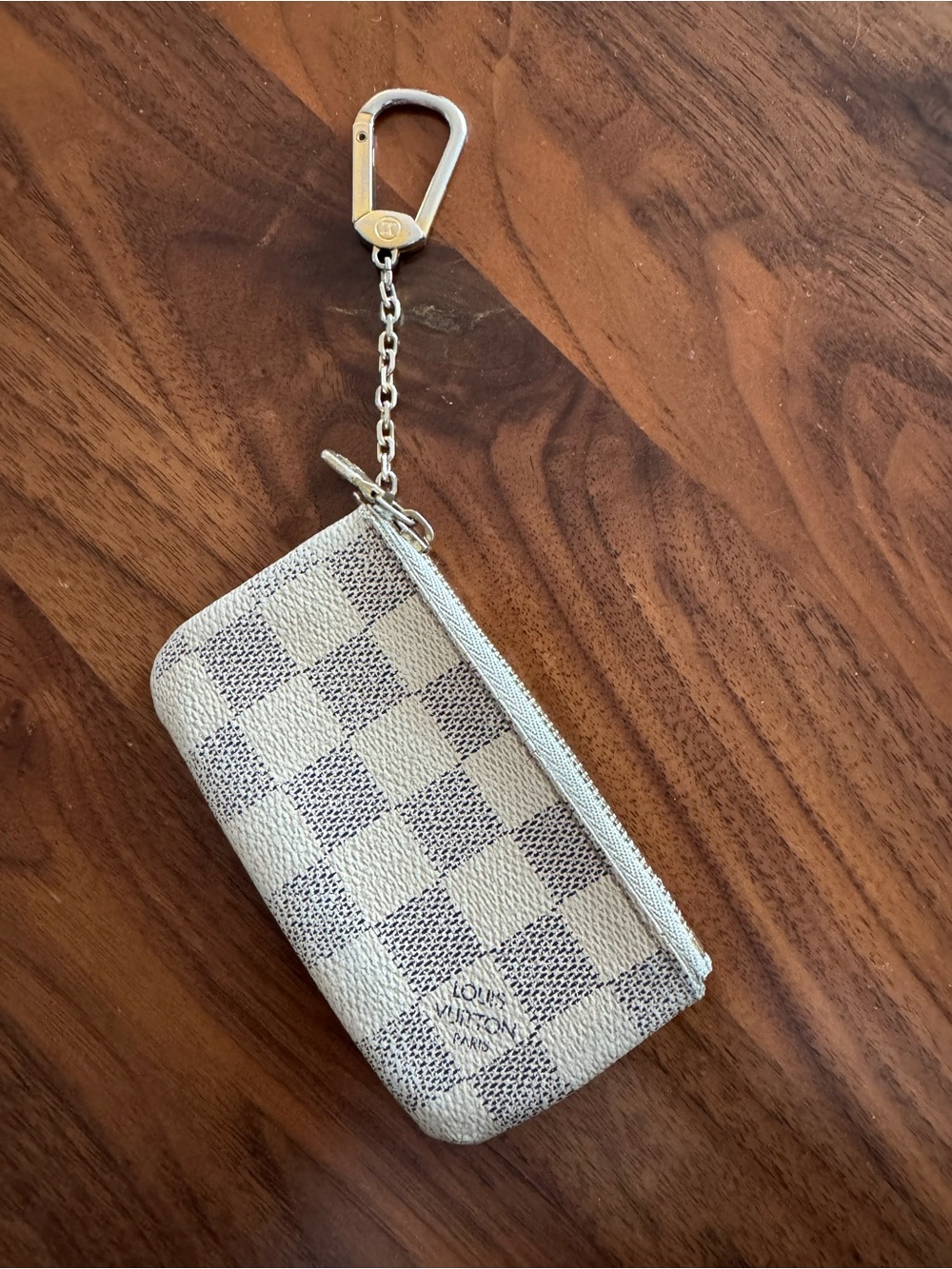 Louis Vuitton Damier Azur Pattern Coated Canvas Key Holder